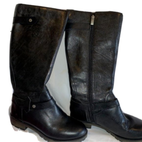 NIB - Naturalizer Women's Riding Boots Tanita Black 22 Size 9M Retired - Picture 2 of 3